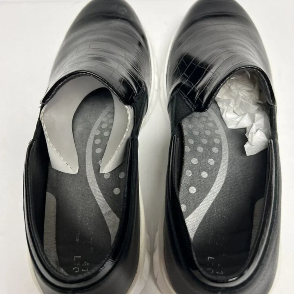 Naot Womens Titan Sneaker Black Leather Size EU41 M US10